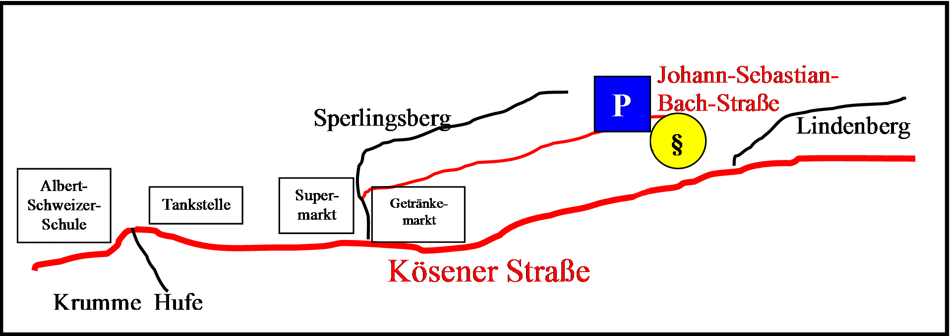 Hier finden Sie Informationen zur Anfahrt zur Rechtsanwaltskanzlei Matthias M�ller in Naumburg